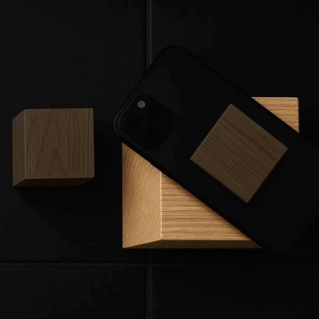 Cube de chêne Odoardo Soul™ de 10 cm de côté