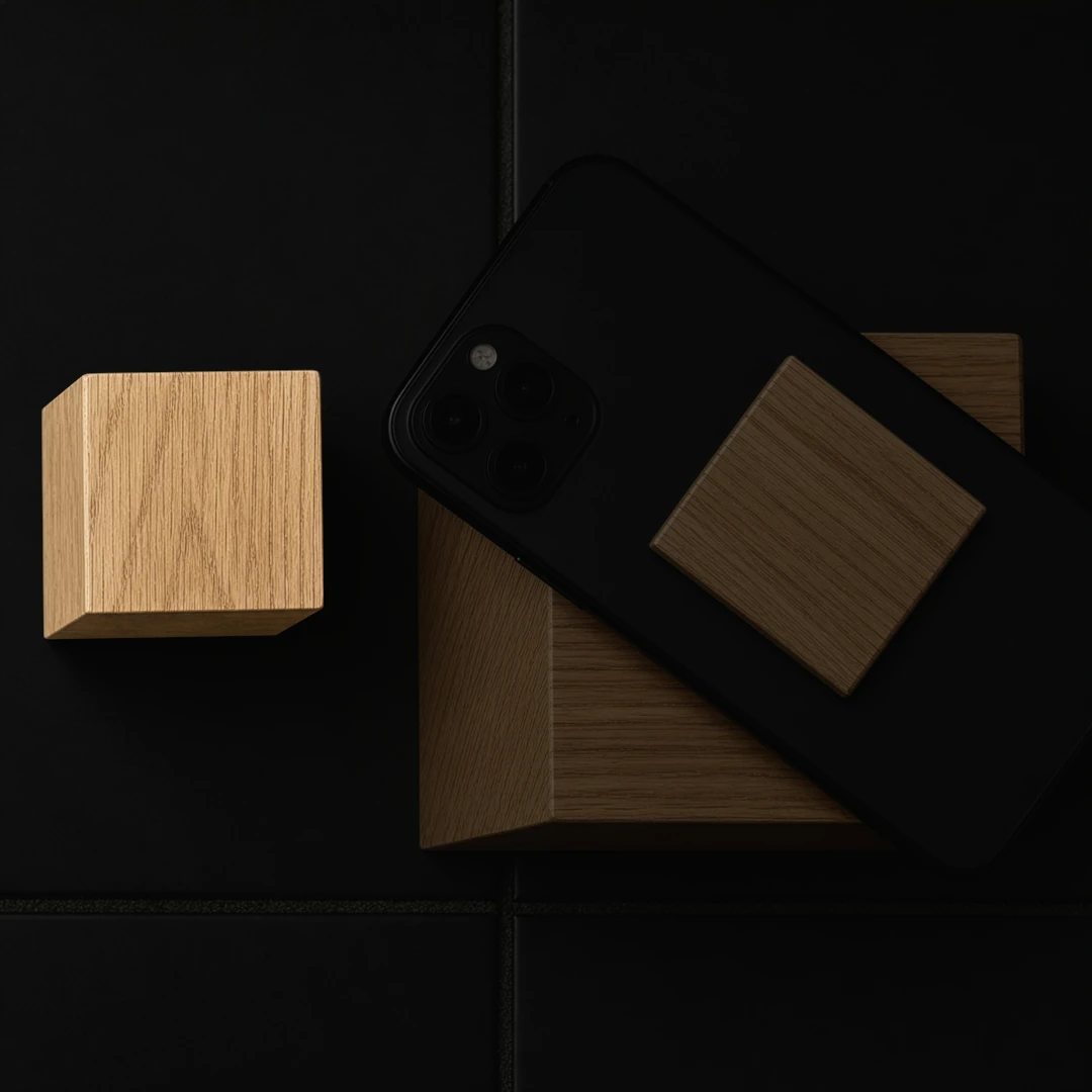 Cube de chêne Odoardo Soul™ de 5 cm de côté